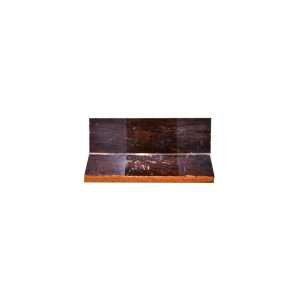 Brown Orange Laminate Knife Scale