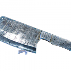 Damascus Kitchen Cleaver Blank