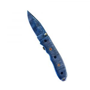 Full Damascus Clip point Knife