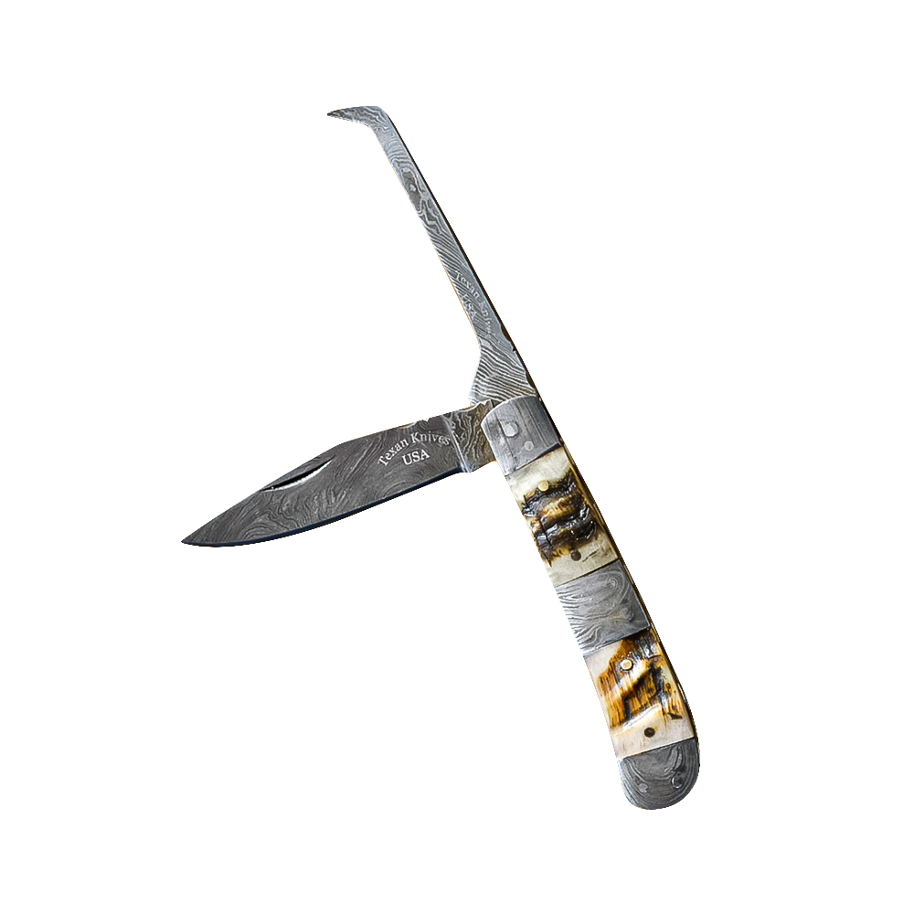 Horse Shoe Removing Hook Folding Knife - Image 2