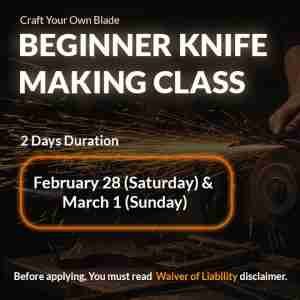 Knife Making Class - Basic Level